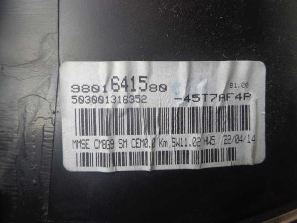 COMPTEUR CITROEN BERLINGO / PEUGEOT PARTNER 2008+ 1.6HDI AUTOMATIQUE - Vue 3